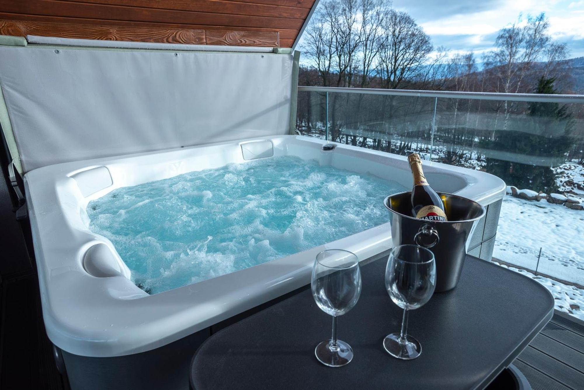 Apartment Aparts4u - Kras A302 Z Prywatnym Jacuzzi, Sauna I Widokiem Na Gory